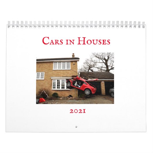 Kalender 2021 voor auto's in woningen (Hoes)