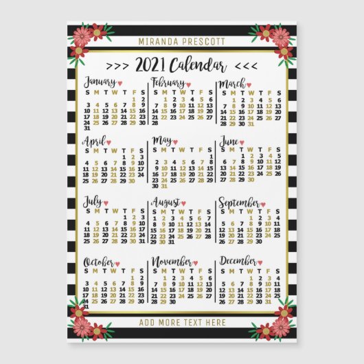 Kalender 2021 (zie beschrijving voor nieuwe versie (Voorkant)