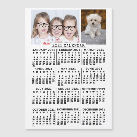 Kalender 2021 (zie beschrijving voor nieuwe versie (Voorkant)