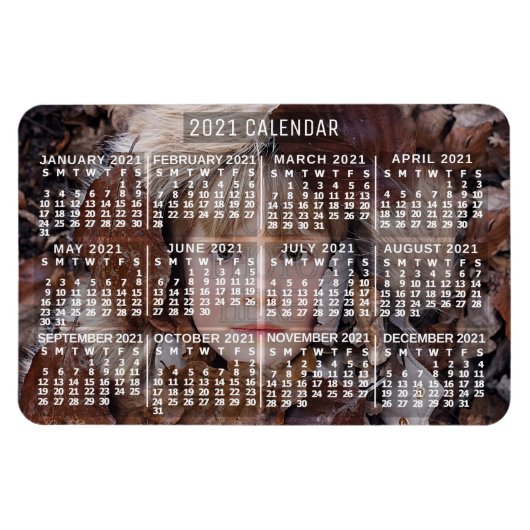 Kalender 2021 (zie beschrijving voor nieuwe versie magneet (Horizontaal)