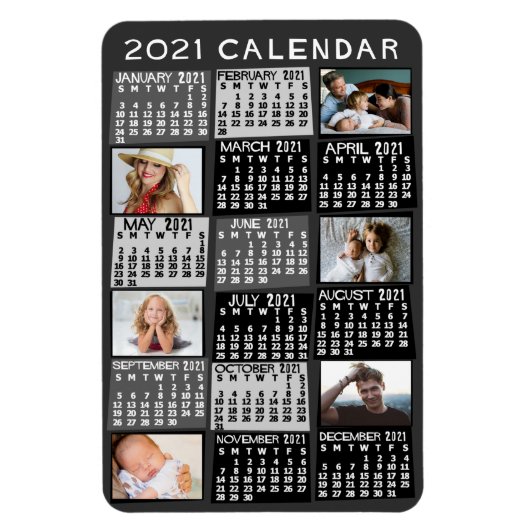 Kalender 2021 (zie beschrijving voor nieuwe versie magneet (Verticaal)