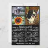 Kalender 2021 (zie beschrijving voor nieuwe versie magnetische uitnodiging (Voorkant)