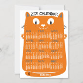 Kalender 2021 (zie beschrijving voor nieuwe versie magnetische uitnodiging (Voorkant)