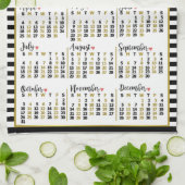 Kalender 2021 (zie beschrijving voor nieuwe versie theedoek (Gevouwen)