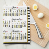 Kalender 2021 (zie beschrijving voor nieuwe versie theedoek (Quarter Fold)