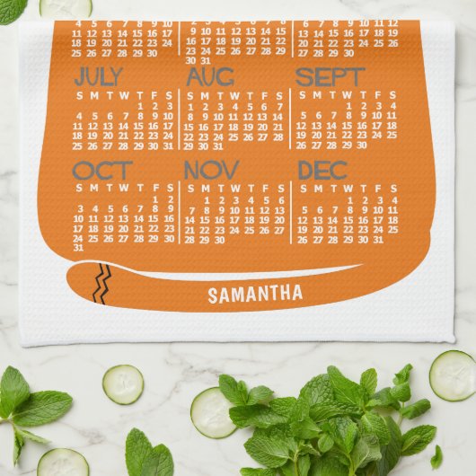 Kalender 2021 (zie beschrijving voor nieuwe versie theedoek (Gevouwen)