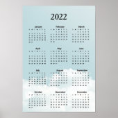 Kalender 2022 Heaven Clouds Poster (Voorkant)
