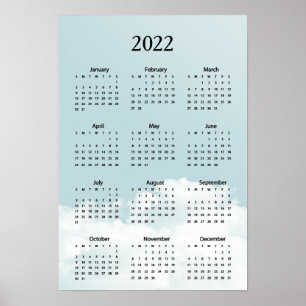 Kalender 2022 Heaven Clouds Poster