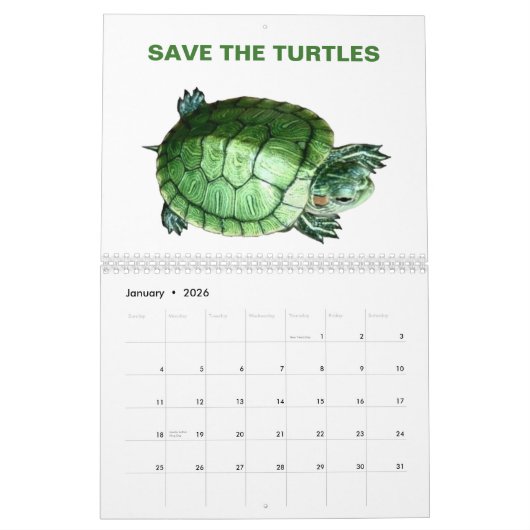 Kalender 2022 Schildpad (Jan 2026)