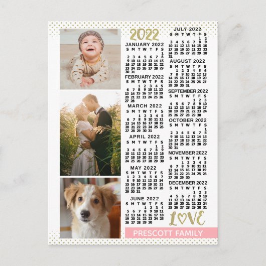 Kalender 2022 (zie beschrijving voor nieuwe versie briefkaart (Voorkant)