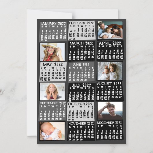 Kalender 2022 (zie beschrijving voor nieuwe versie magnetische uitnodiging (Voorkant)