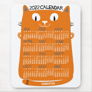 Kalender 2022 (zie beschrijving voor nieuwe versie muismat