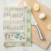 Kalender 2022 (zie beschrijving voor nieuwe versie theedoek (Quarter Fold)