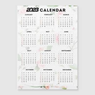 kalender 2023 floral