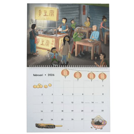 Kalender 2023 Illustraties van Taiwan (Nederland) (Feb 2026)
