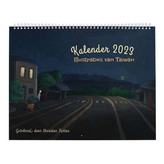 Kalender 2023 Illustraties van Taiwan (Nederland) (Hoes)