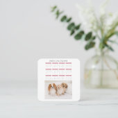 kalender 2023 schattige honden klantenkaartje (Staand voorkant)