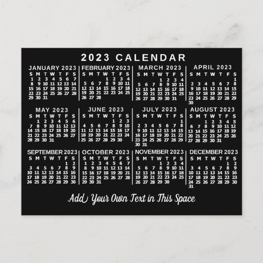 Kalender 2023 (zie beschrijving voor de nieuwste v briefkaart (Voorkant)
