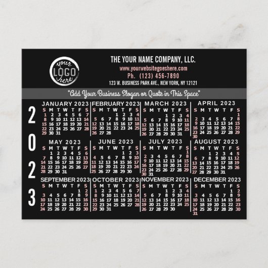 Kalender 2023 (zie beschrijving voor de nieuwste v briefkaart (Voorkant)