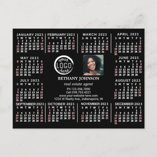 Kalender 2023 (zie beschrijving voor de nieuwste v briefkaart (Voorkant)