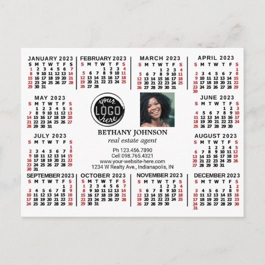 Kalender 2023 (zie beschrijving voor de nieuwste v briefkaart (Voorkant)