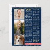 Kalender 2023 (zie beschrijving voor de nieuwste v briefkaart (Voorkant / Achterkant)