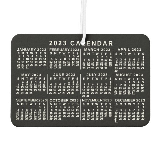 Kalender 2023 (zie beschrijving voor de nieuwste v luchtverfrisser (Achterkant)
