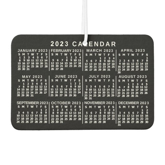Kalender 2023 (zie beschrijving voor de nieuwste v luchtverfrisser (Voorkant)