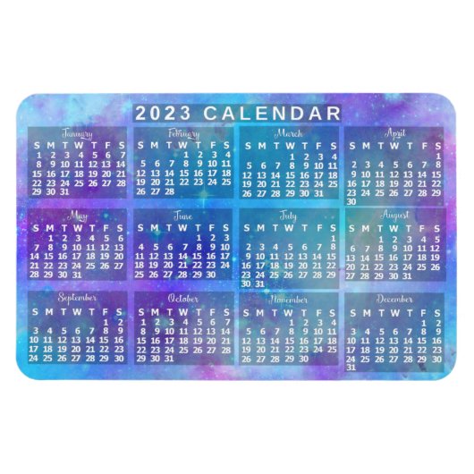 Kalender 2023 (zie beschrijving voor de nieuwste v magneet (Horizontaal)