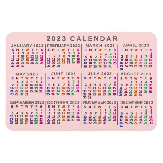 Kalender 2023 (zie beschrijving voor de nieuwste v magneet (Horizontaal)
