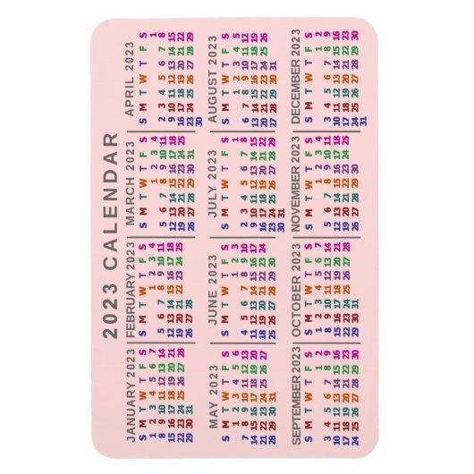 Kalender 2023 (zie beschrijving voor de nieuwste v magneet (Verticaal)