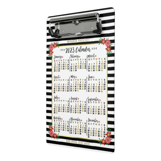 Kalender 2023 (zie beschrijving voor de nieuwste v mini klembord (Angled2)