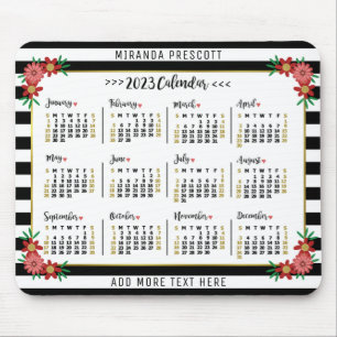 Kalender 2023 (zie beschrijving voor de nieuwste v muismat