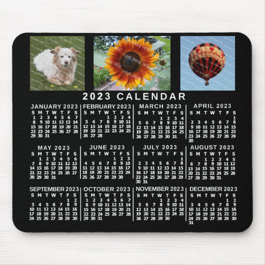 Kalender 2023 (zie beschrijving voor de nieuwste v muismat (Voorkant)