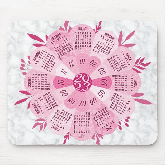 Kalender 2023 (zie beschrijving voor de nieuwste v muismat (Voorkant)