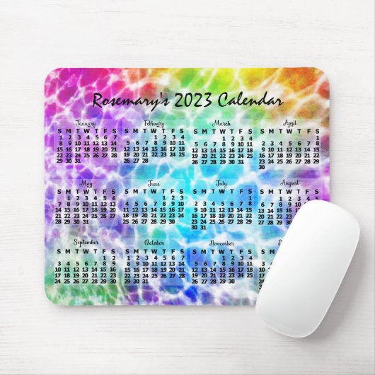 Kalender 2023 (zie beschrijving voor de nieuwste v muismat (Met muis)