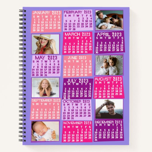 Kalender 2023 (zie beschrijving voor de nieuwste v notitieboek (Voorkant)