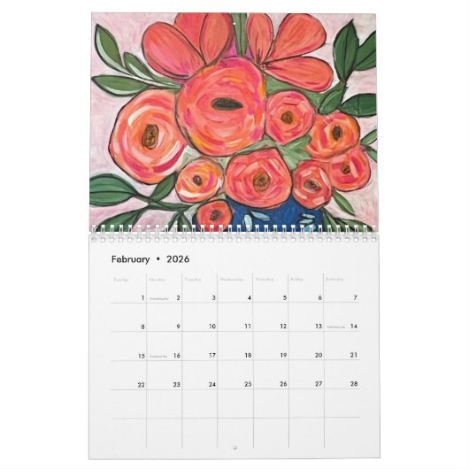 Kalender 2024 door Monica Martin Fine Art (Feb 2026)