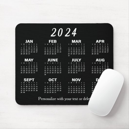 Kalender 2024 - Jaar Muismat (Met muis)