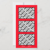 Kalender 2024 Kerst 4 foto's toevoegen Kaart (Achterkant)