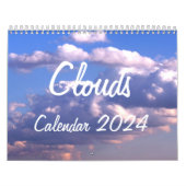 Kalender 2024 met Wolken (Hoes)