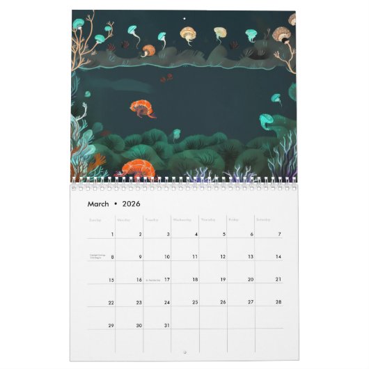 Kalender 2024 Oceaan, zee (Mar 2026)