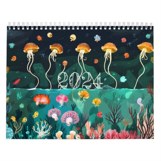 Kalender 2024 Oceaan, zee (Hoes)