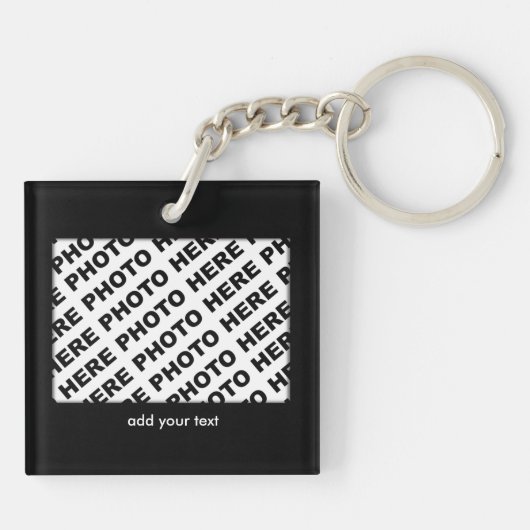 Kalender 2024 Toevoegen 1 Foto Sleutelhanger Vierk (Achterkant)