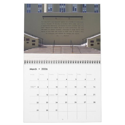 Kalender 2024 - Virginia Militair Instituut (Mar 2026)