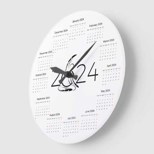 Kalender 2024 voor Pilates instructeur Grote Klok (Hoek)