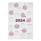 Kalender 2024 voor Pilates instructeur Perfect Poster (Voorkant)