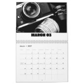 Kalender 2024 - Zwart-wit Kalender 2024 (Mar 2027)