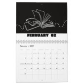 Kalender 2024 - Zwart-wit Kalender 2024 (Feb 2027)