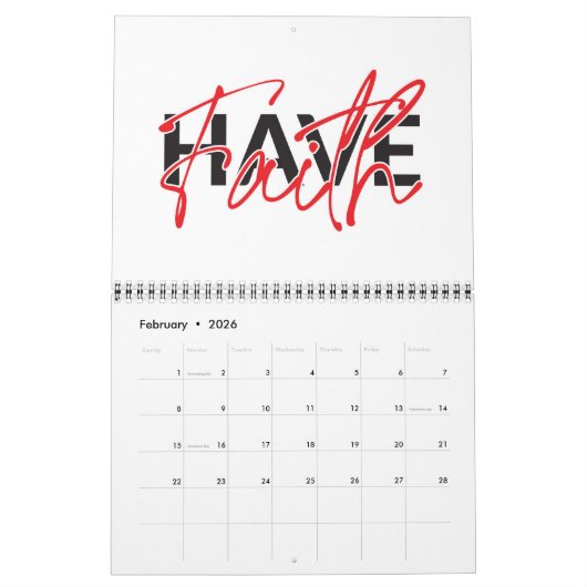 Kalender 2025 (Feb 2026)